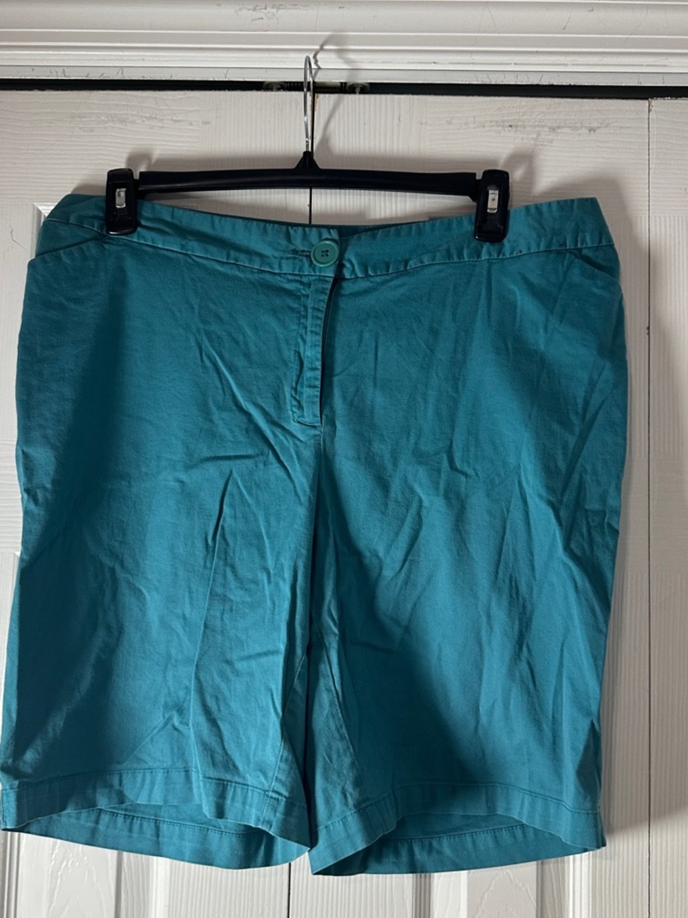 Signature Teal Casual Shorts